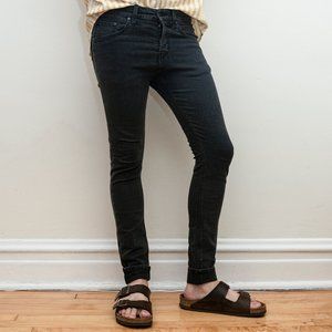 DARK GREY SUPER SKINNY JEANS